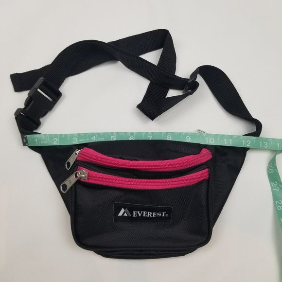 Everest Tourist Retro Black & Hot Pink Fanny Waist Pack NWOT - Picture 6 of 7
